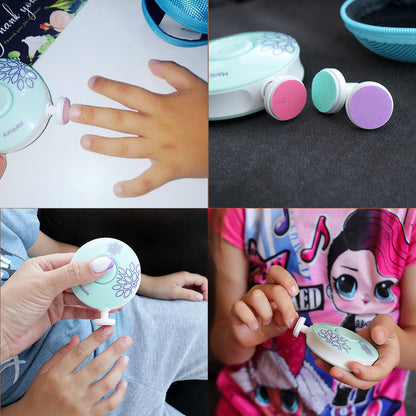 Elektrischer Nageltrimmer Set für Babys Sanft
