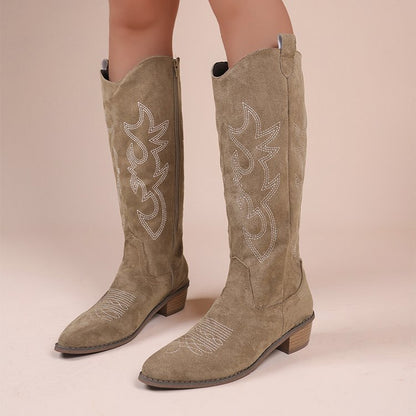 Cowboy Stiefel Lederschuh Westernstil