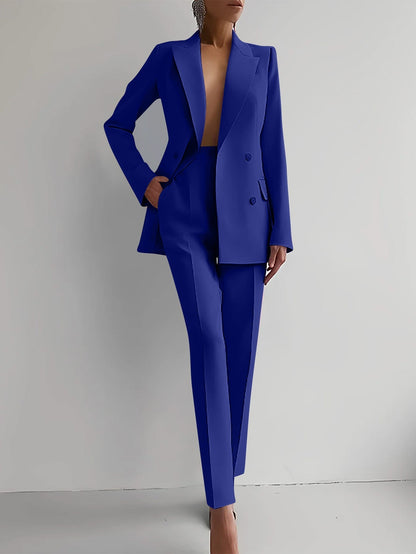 Eleganter Anzug Bestehend aus Blazer und Hose Business