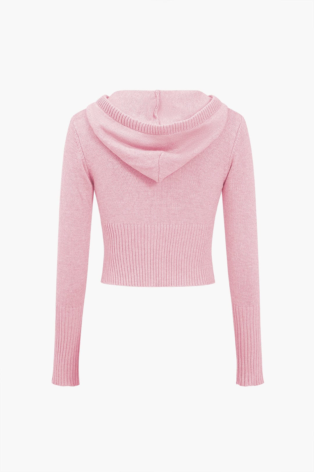 Strick-Set mit Kapuzenjacke und Schlaghose Warm