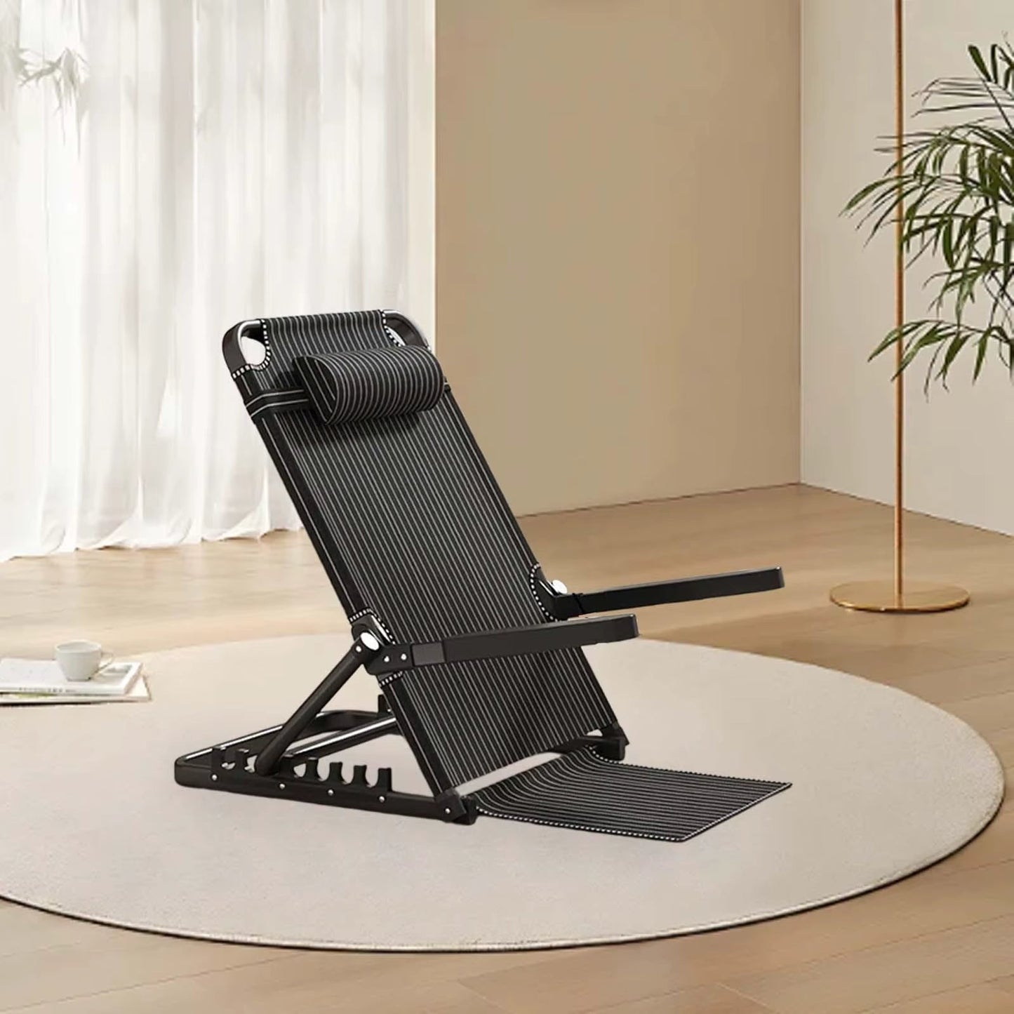 Komfortabler Relax Stuhl mit Rückenstütze Ergonomisch - BerlinGlamour