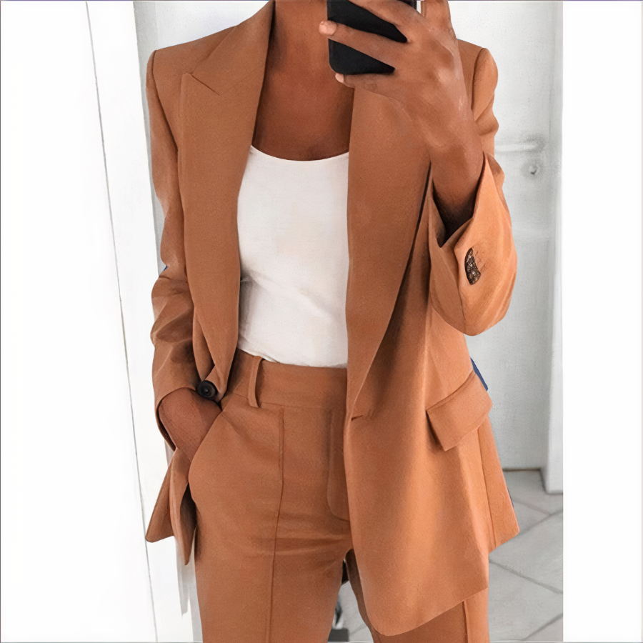 Business Blazer Set Jacke Hose Anzug