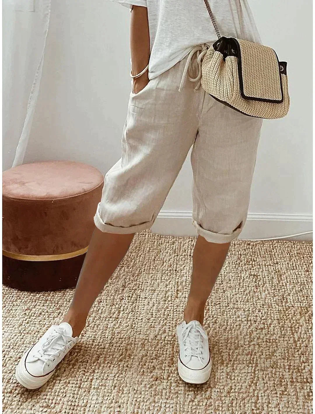 Damen Kurzhose Sommer Lässig Bequem - BerlinGlamour