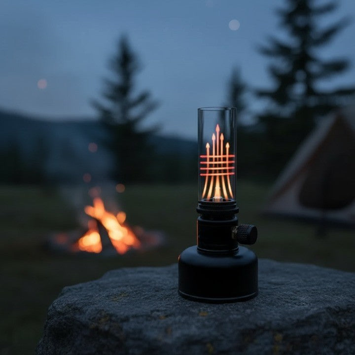Mini Gasflammen Tischlampe Modern Dekorativ