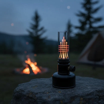 Mini Gasflammen Tischlampe Modern Dekorativ