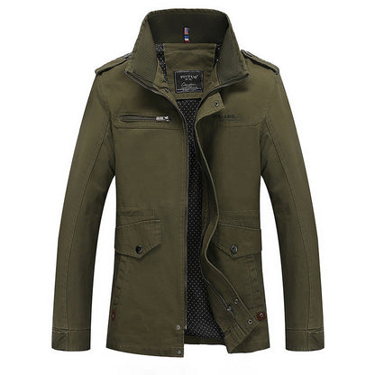Herren Übergangsjacke Modern mit Taschen Wasserdicht