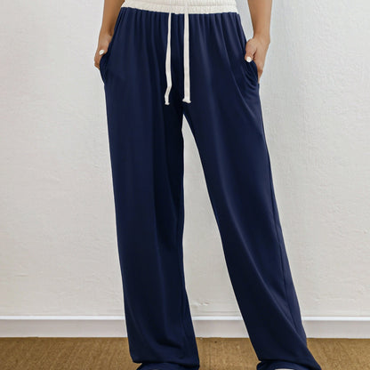 Trainingshose Damen Stretchig Mit Taschen Farbenfroh