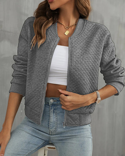 Gesteppte Bomberjacke Damen Trendy Stylish