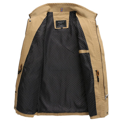 Herren Übergangsjacke Modern mit Taschen Wasserdicht