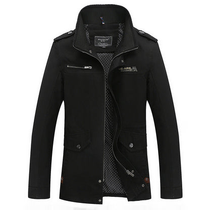 Herren Übergangsjacke Modern mit Taschen Wasserdicht