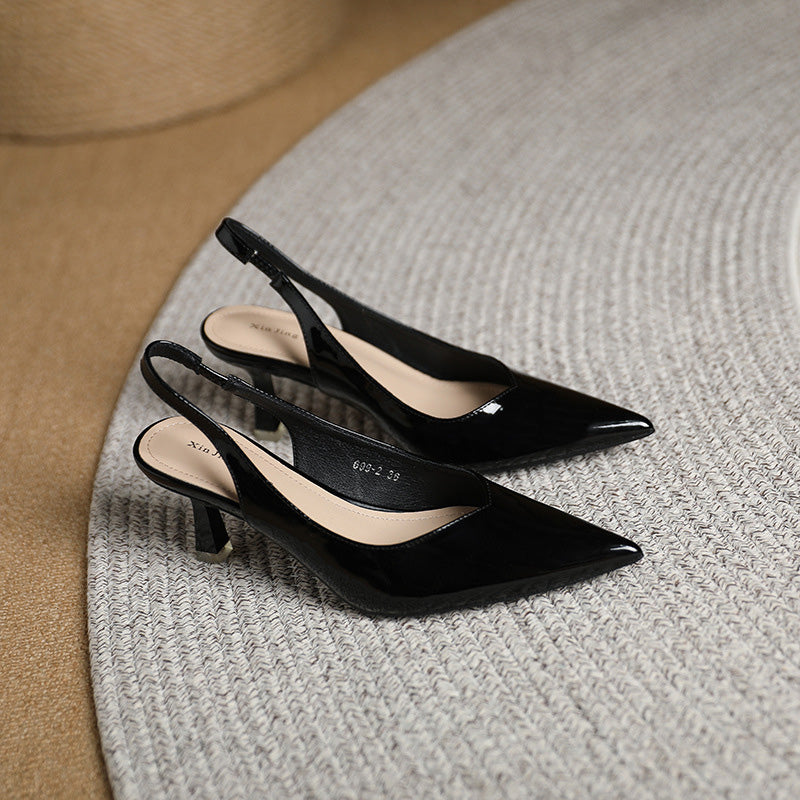 Stilettos High Heels Spitzer Zehenpartie Einfarbig