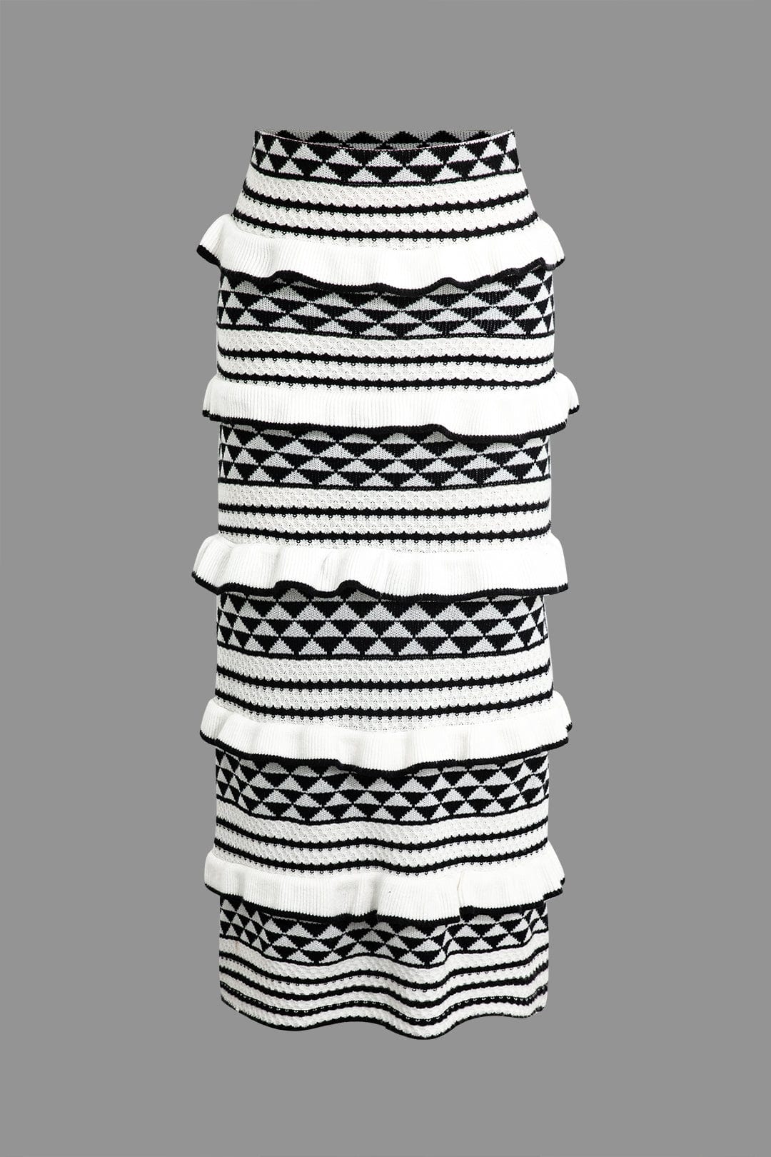 Strand-Bikini Set Häkel Top mit Rüschenrock