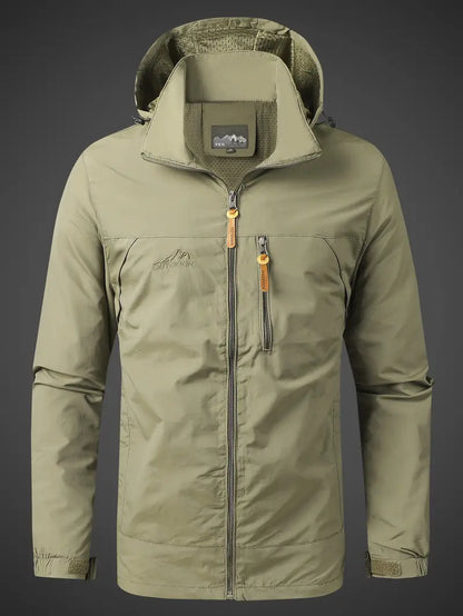Herren Outdoor Jacke Wasser- und Winddicht Funktionell