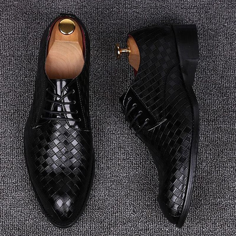 Leder Schnürschuhe Herren Elegante Business Schuhe - BerlinGlamour
