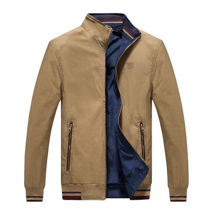 Herren Übergangsjacke Modern Reißverschluss Taschen - BerlinGlamour
