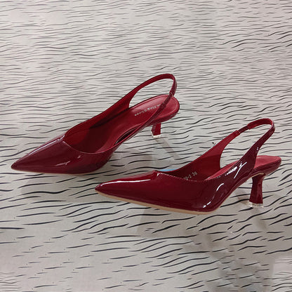 Stilettos High Heels Spitzer Zehenpartie Einfarbig