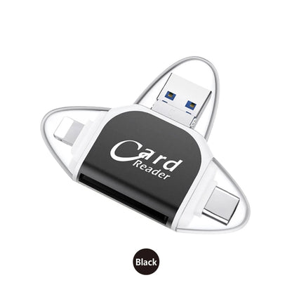 USB Kartenleser 4 in 1 Multiport für SD und TF Karten - BerlinGlamour
