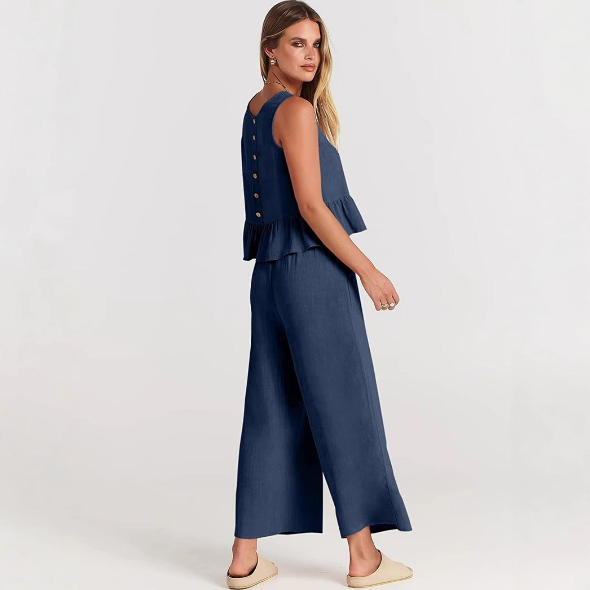 Freizeitanzug Weste Hose 9-Punkt-Set Sportlich