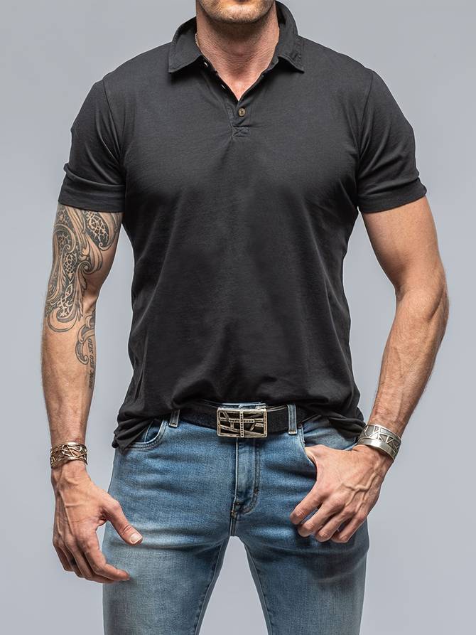 Herren Polo Luke Schlicht Elegantes Design