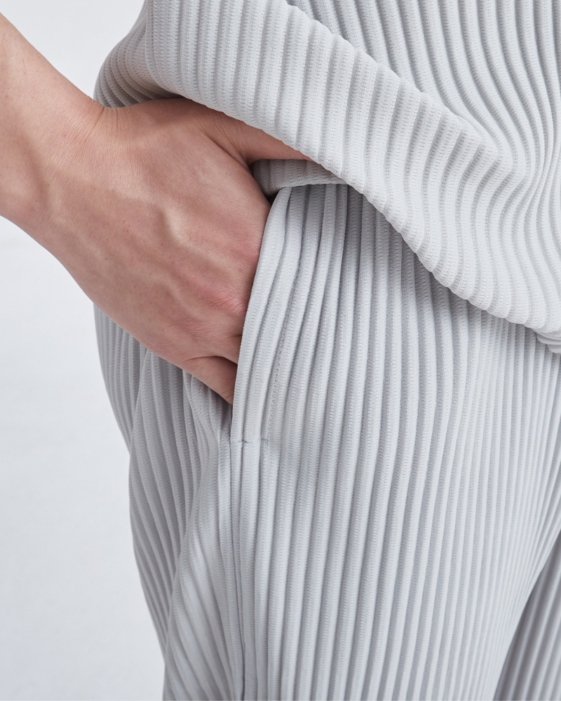 Bequeme Rippstrick-Hose Lockere Passform Elastisch Baumwolle