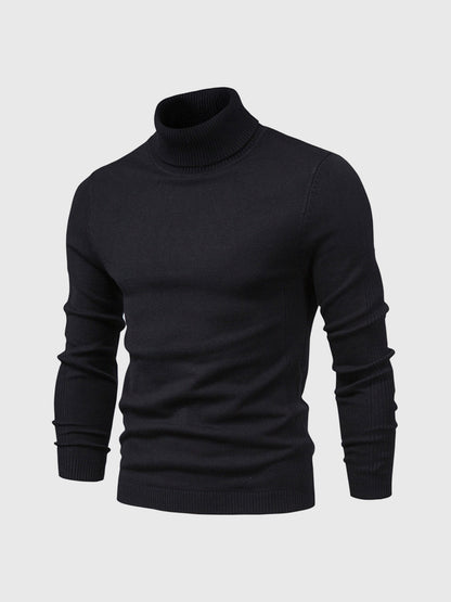 Herren Rollkragenpullover Waschbar Weich