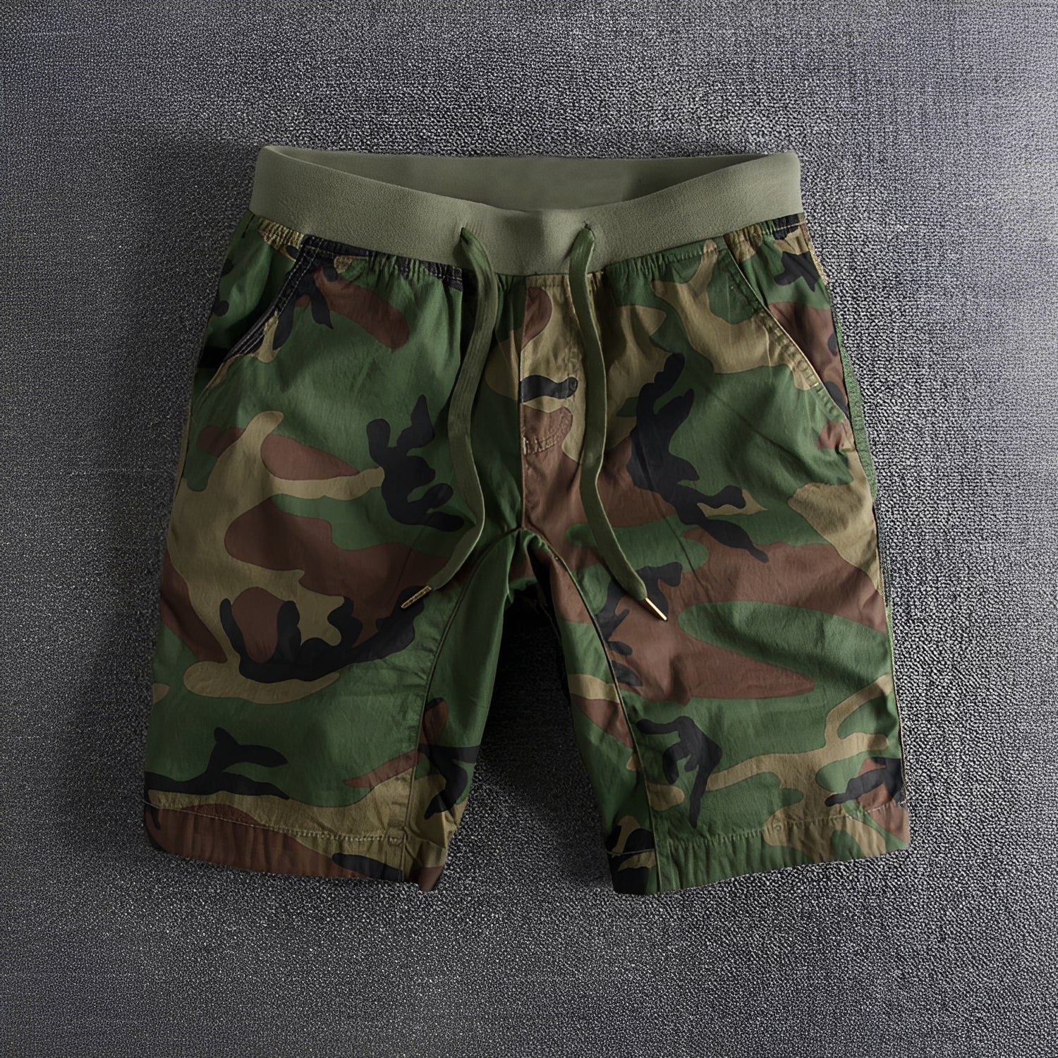 Taktische Camo-Shorts mit Stretch für Herren - BerlinGlamour