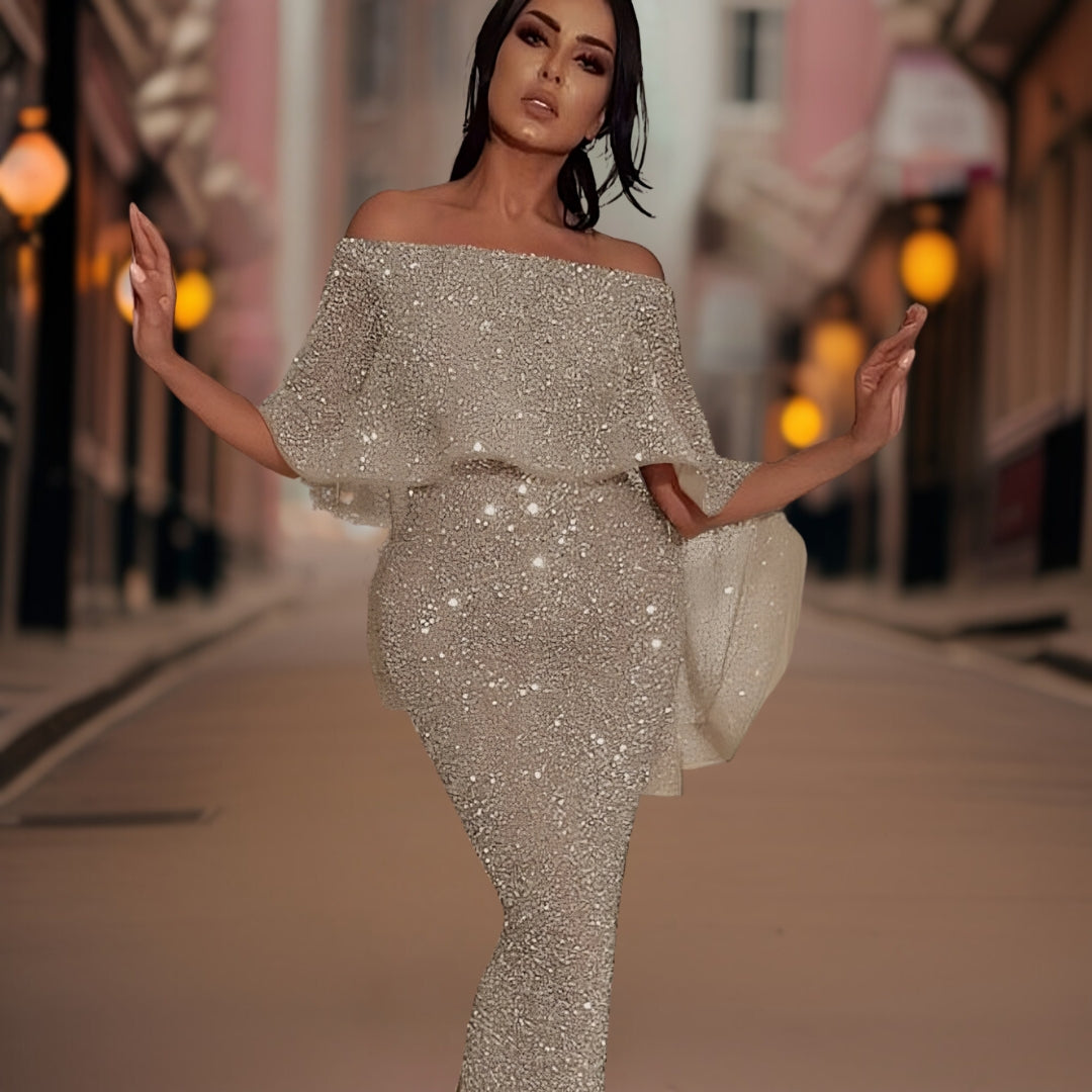 Langes Maxikleid Verona Elegant Damenkleid