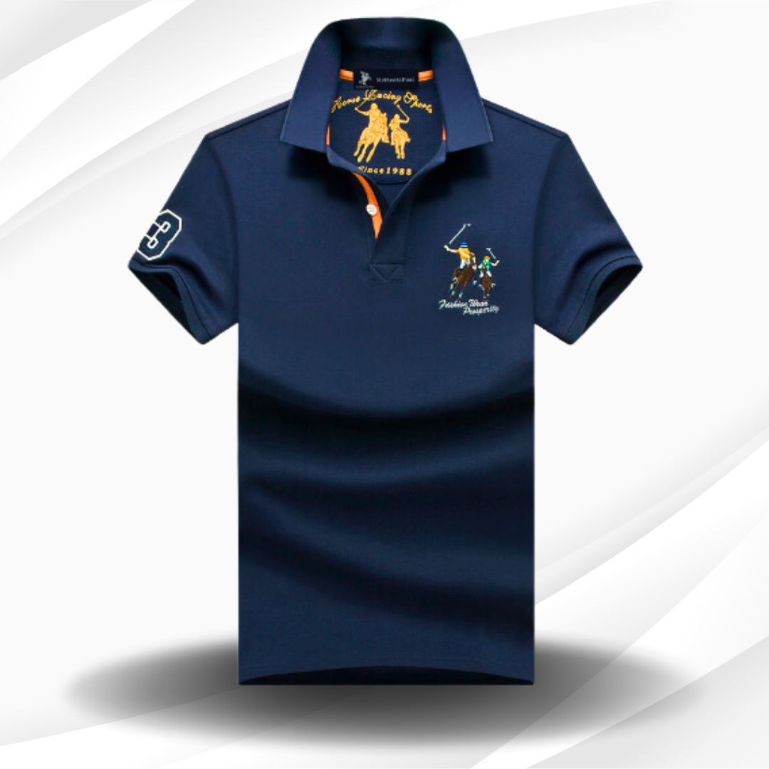 Herren Polo Shirt Sportlich Modern Slim Fit