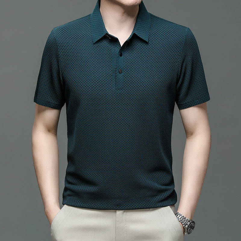 Herren Poloshirt Lässig Nahtlos Modern