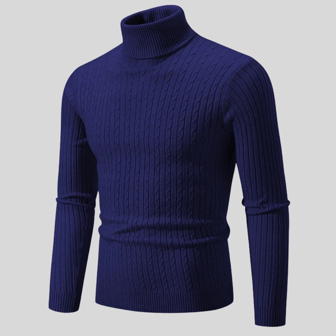 Stilvoller Rollkragenpullover Modern Warm