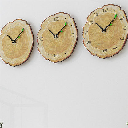 Holz Wanduhr Jahresringe Dekorativ Berlin