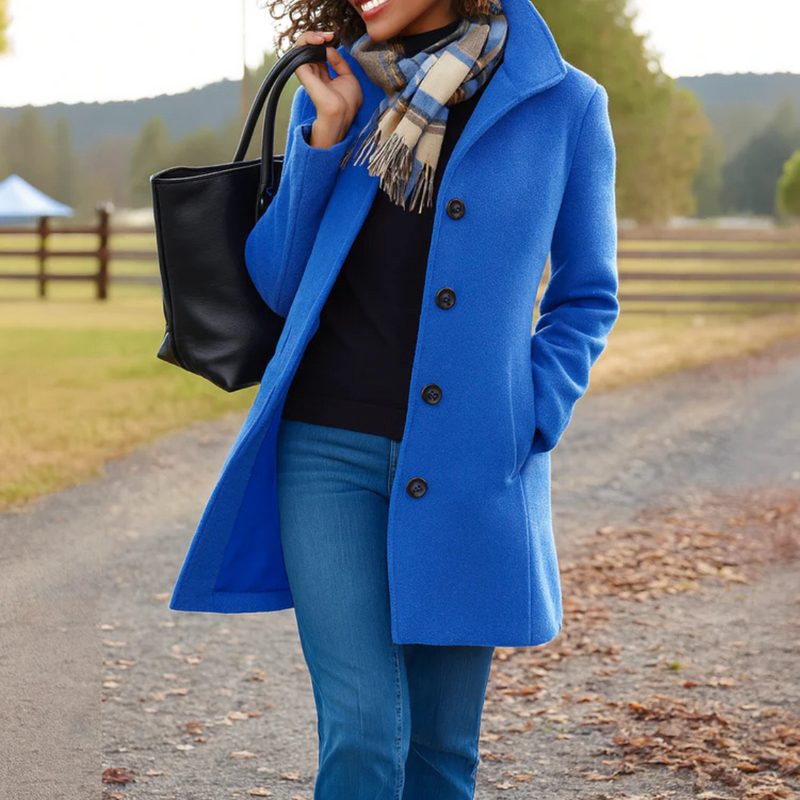 Klassische Herrenjacke mit Knöpfen Modern