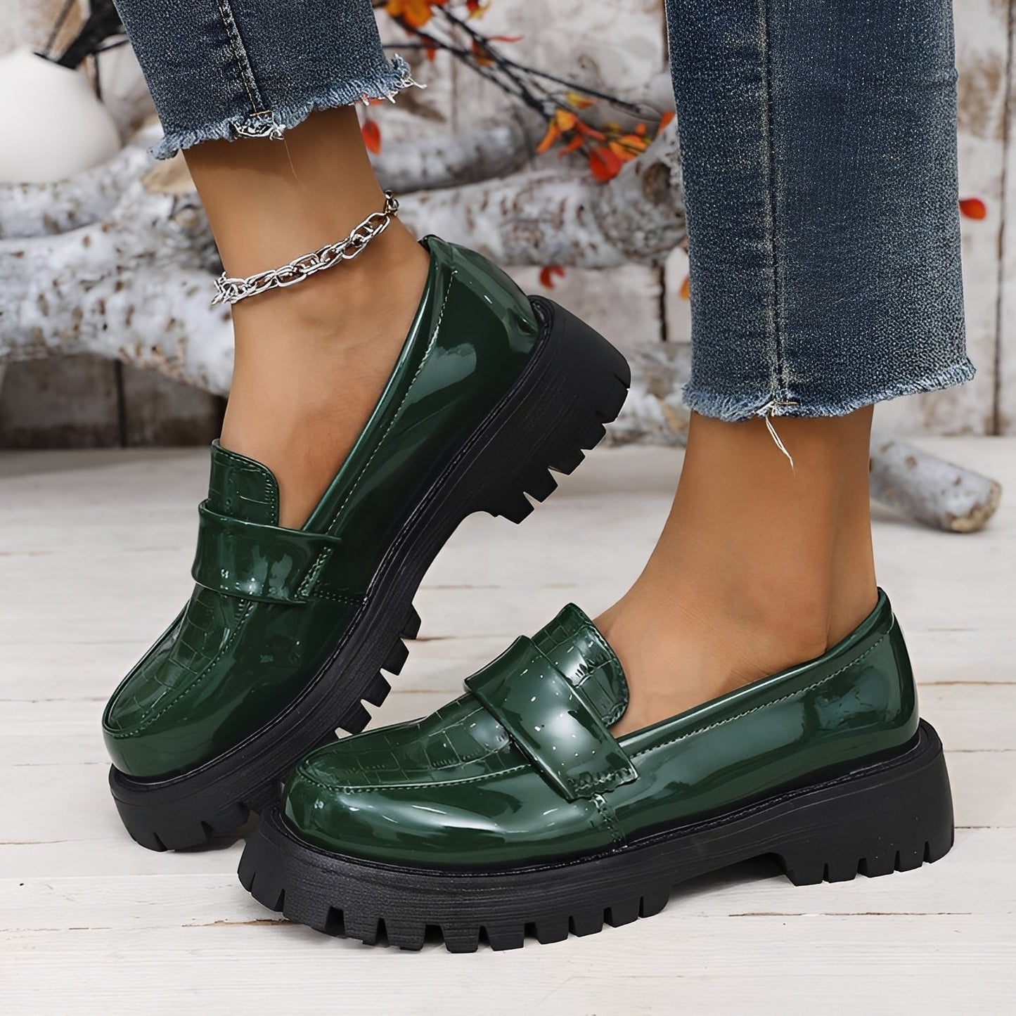Damen Mokassins Schuhe Modern Stilvoll - BerlinGlamour