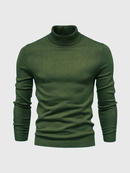 Herren Rollkragenpullover Waschbar Weich