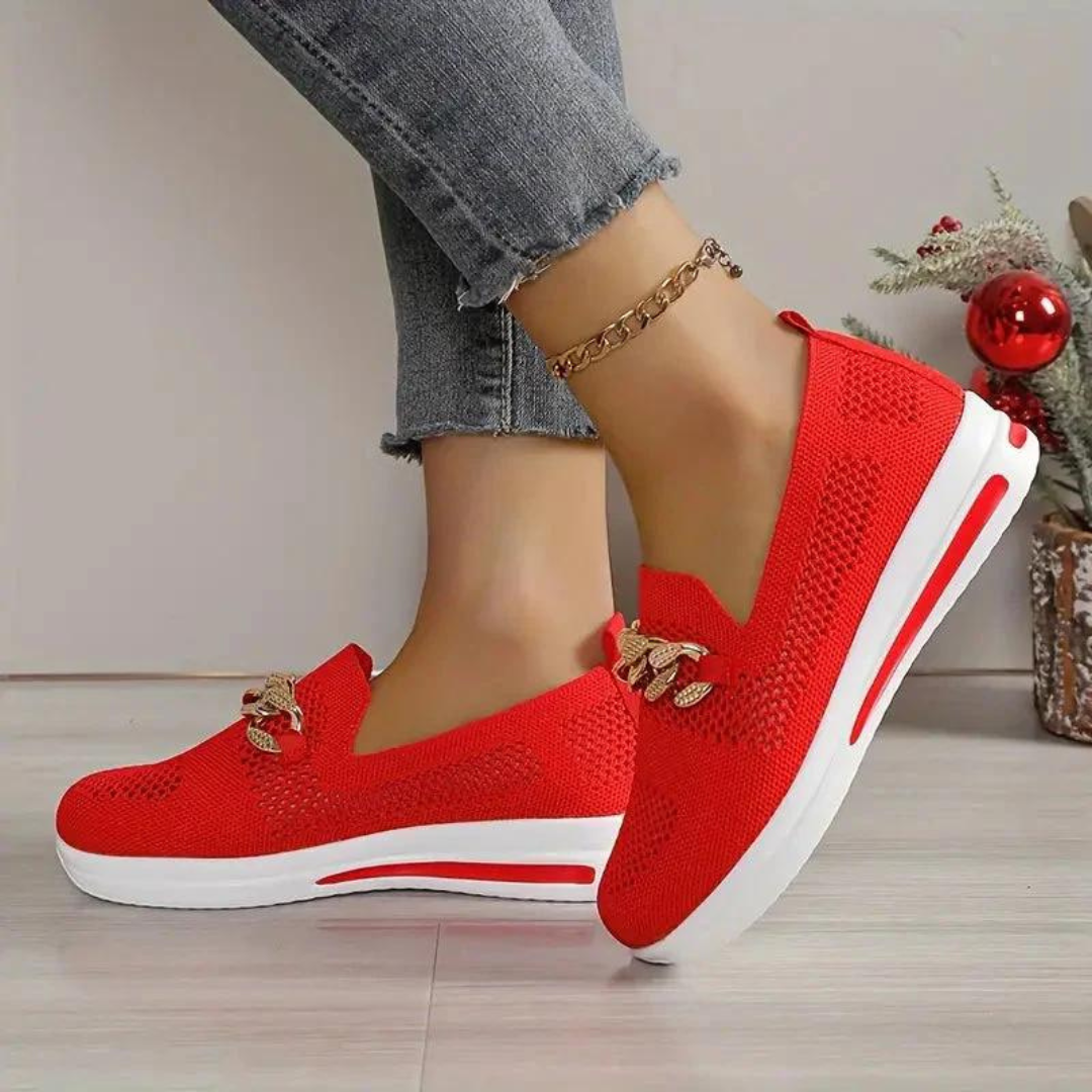 Damenschuhe Sneaker Atmungsaktiv Sportlich
