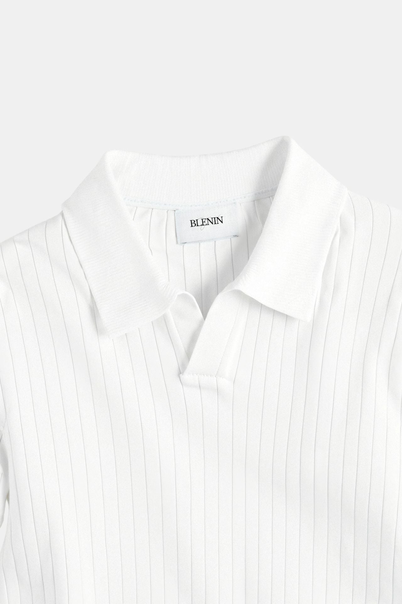 Elegantes Poloshirt Strick Modern Slim Fit