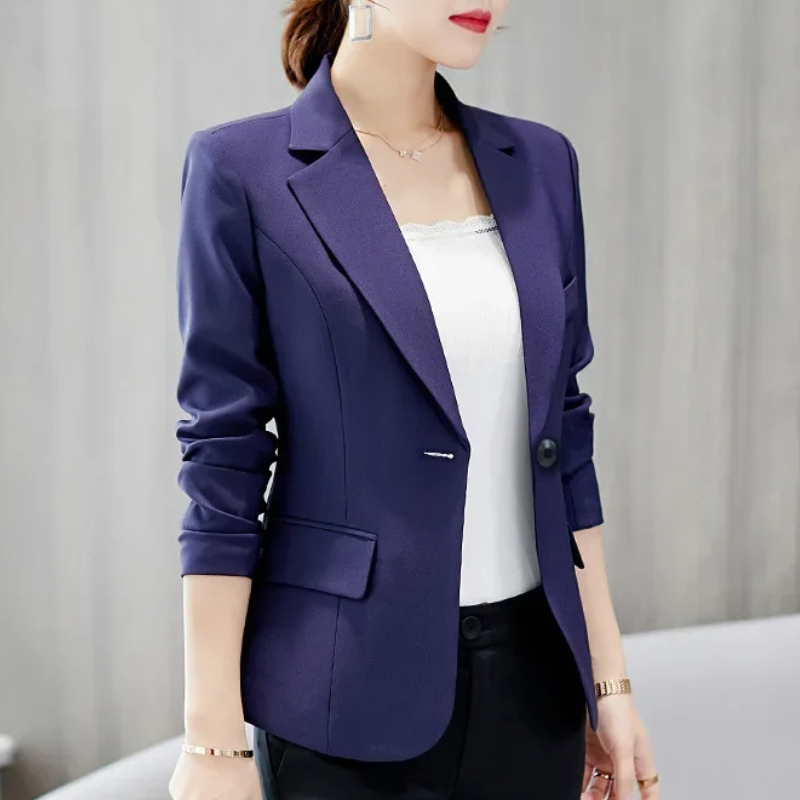 Damenblazer Eleganter Business Blazer Schwarz