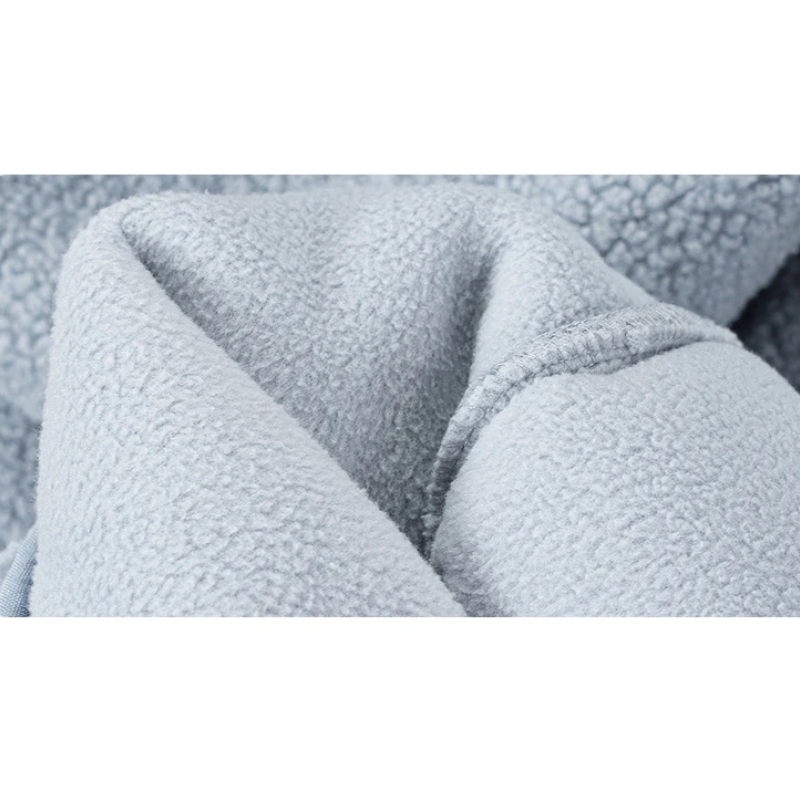 Kapuzenjacke Sherpa Fleece Warm mit Reißverschluss