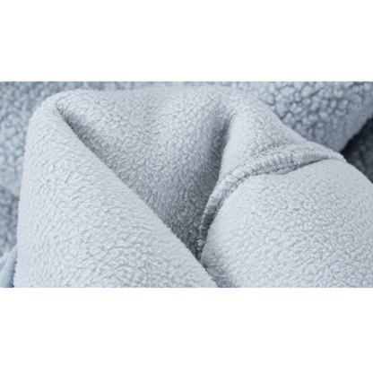 Kapuzenjacke Sherpa Fleece Warm mit Reißverschluss