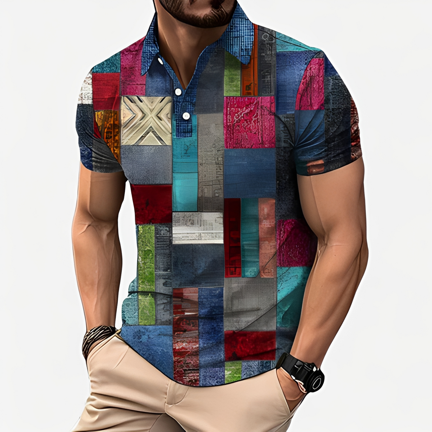 Herren T-Shirts Modern Slim Fit Stilvoll
