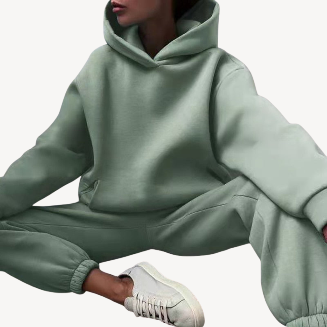 Damen Hoodie Set Jogginghose Comfort Sportlich