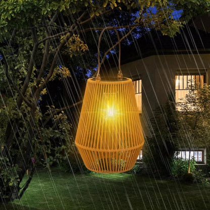 Gartenlampe Solar Außen Wasserdicht Handgewebt