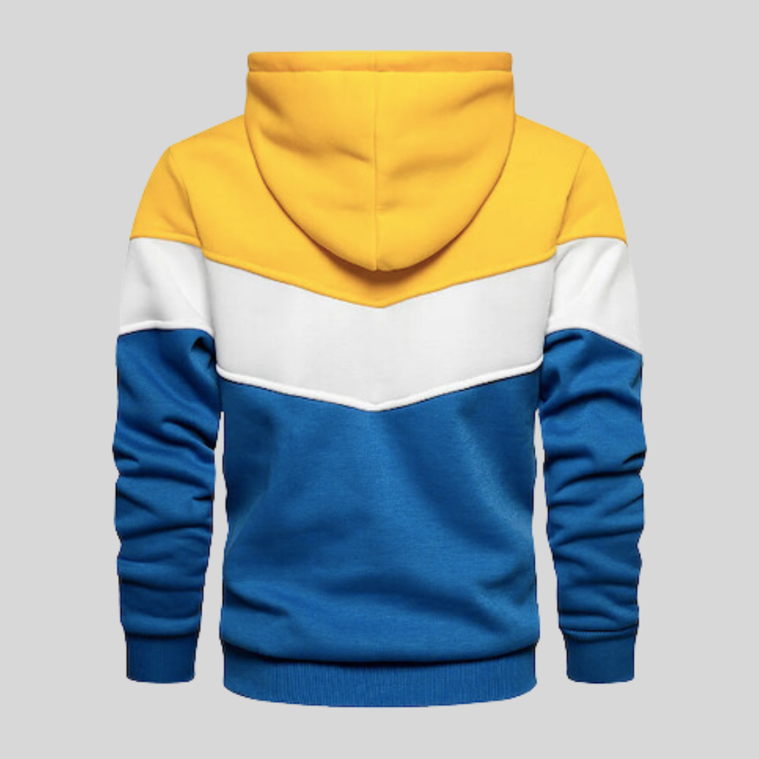 Patchwork Pullover Herren Baumwolle Modern