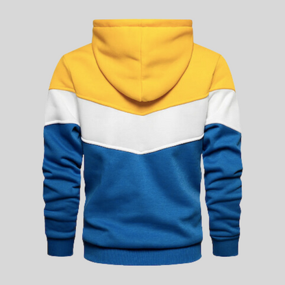 Patchwork Pullover Herren Baumwolle Modern