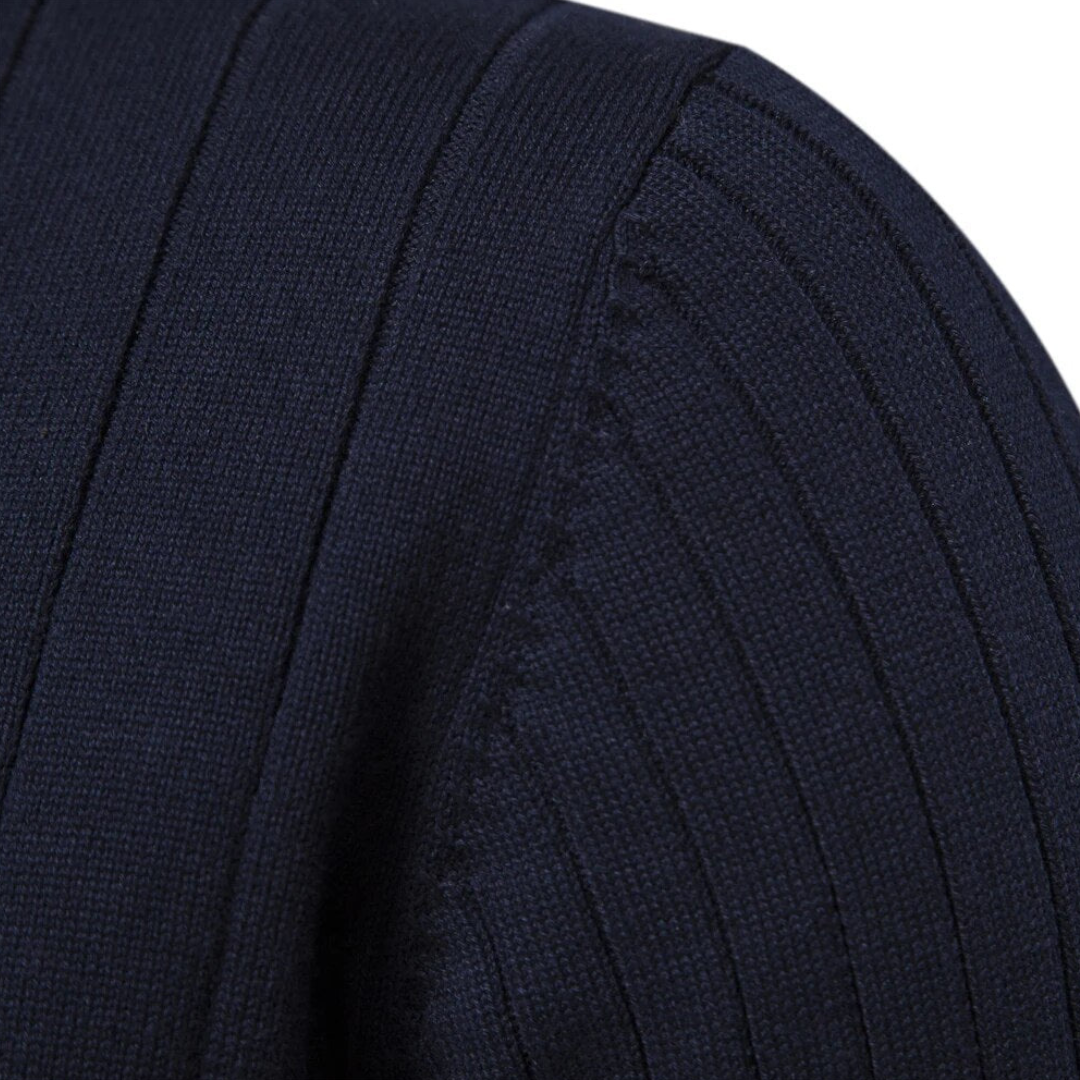 Herren Pullover Langarm Viertelzip Frühjahr Modern