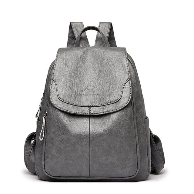 Leder Rucksack Frauen Stylisch mit Diebstahlschutz