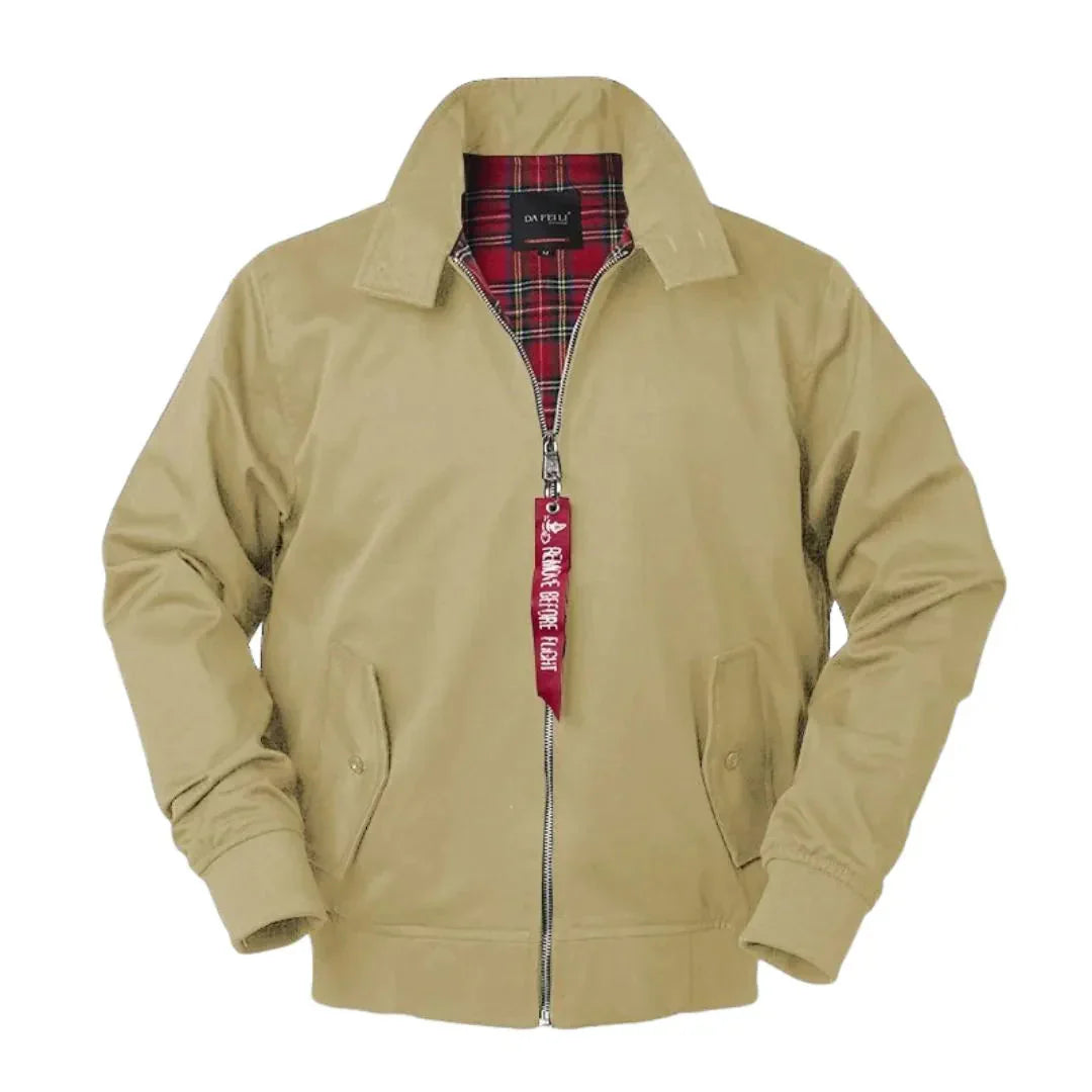 Herren Harrington-Jacke Klassisch Elegante