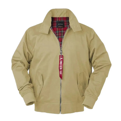 Herren Harrington-Jacke Klassisch Elegante