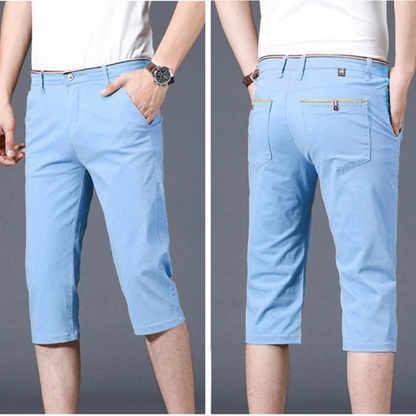 Herren 3/4 Shorts Sommer Leicht Freizeit