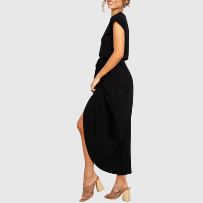 Lässiges Sommerkleid Midi Größe